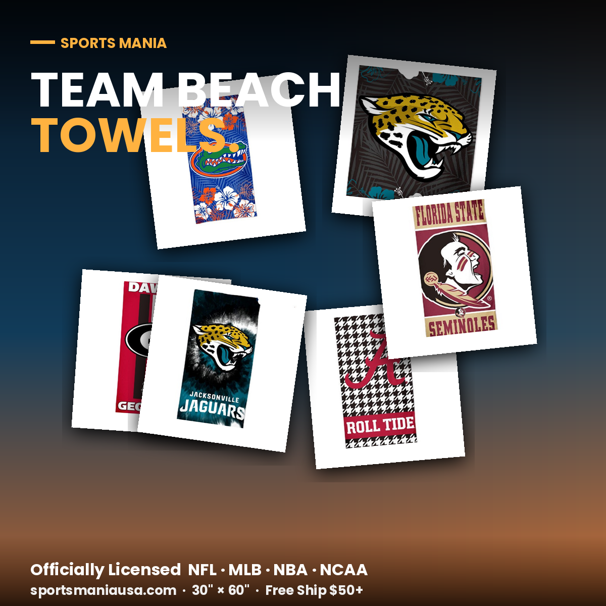Team Beach Towels