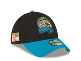 Jacksonville Jaguars New Era 39Thirty 2022 Salute To Service Flex Fit Hat