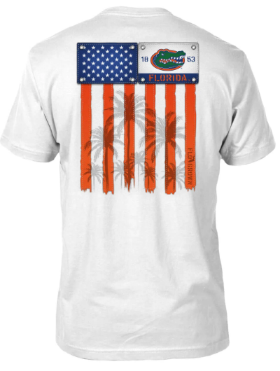 University of Florida FloGrown Florida Gators Vintage Flags Tee UF-1604