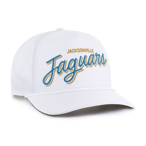 Jacksonville Jaguars '47 Brrr Fairway Hitch Adjustable Hat - White