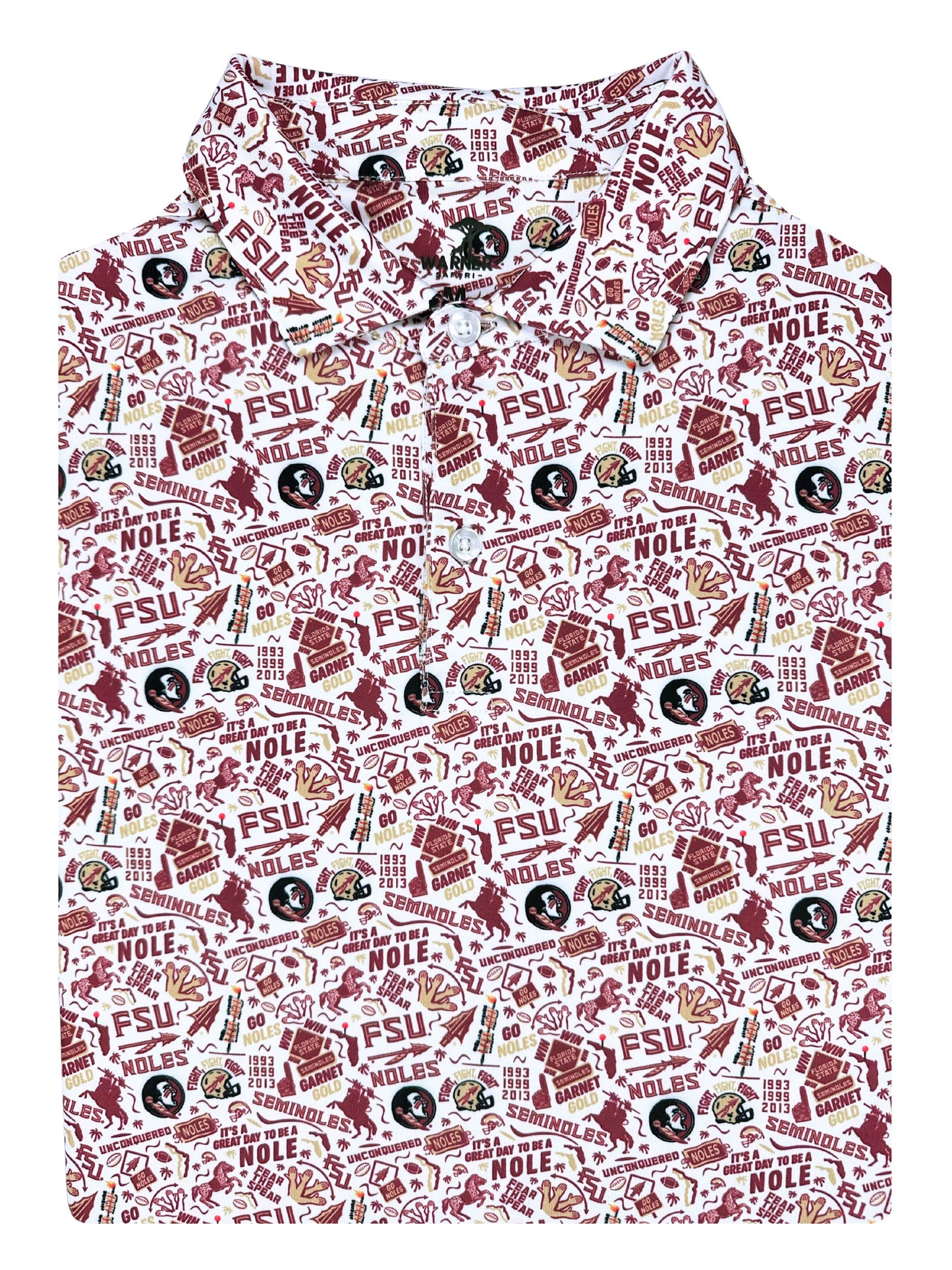 FSU Nole Gameday Print Polo — front
