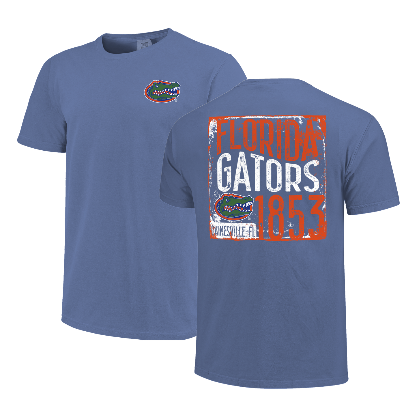 Florida Gators Image One Men's T-Shirt 250864 Wave Texture - officially licensed fan gear