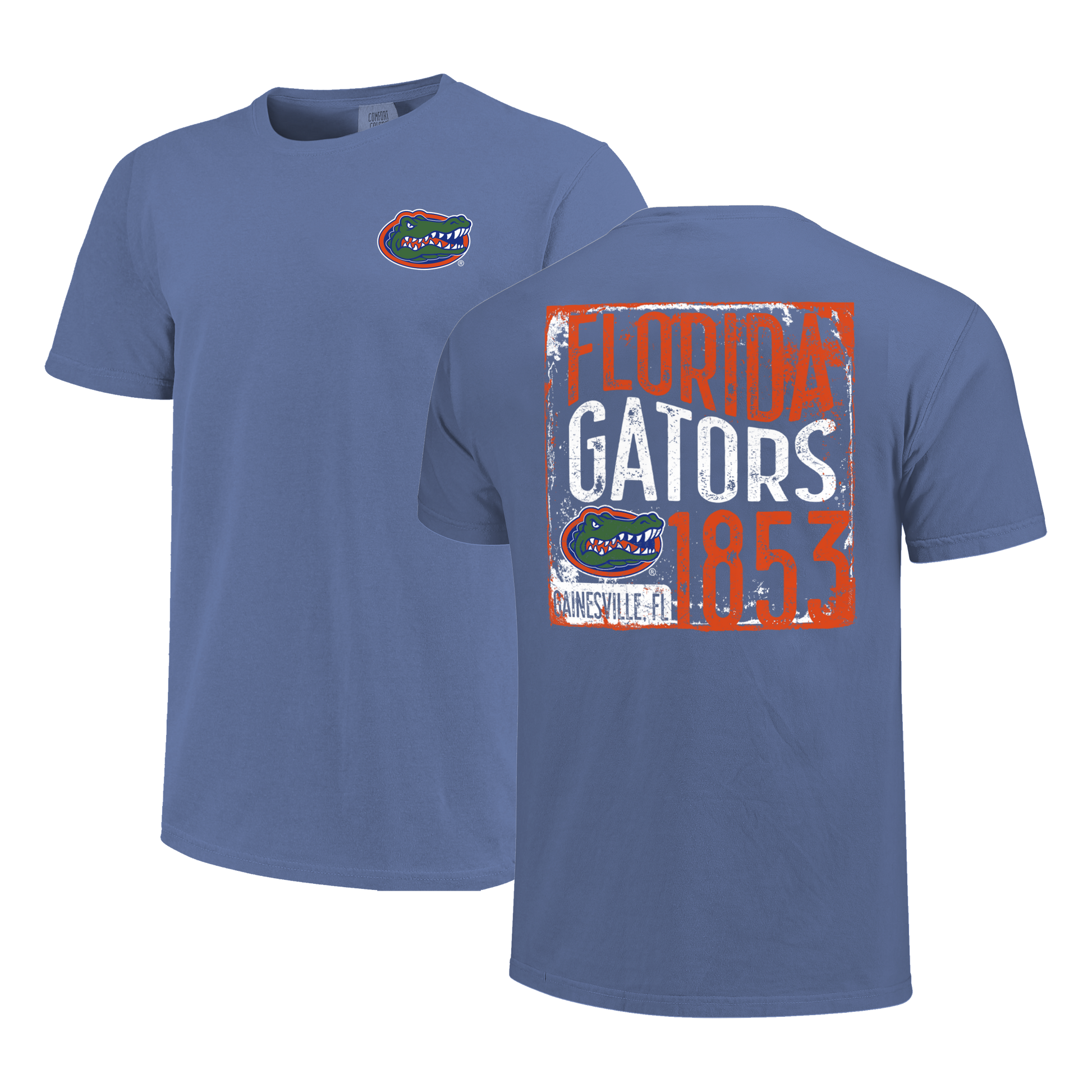Florida Gators Image One Men's T-Shirt 250864 Wave Texture