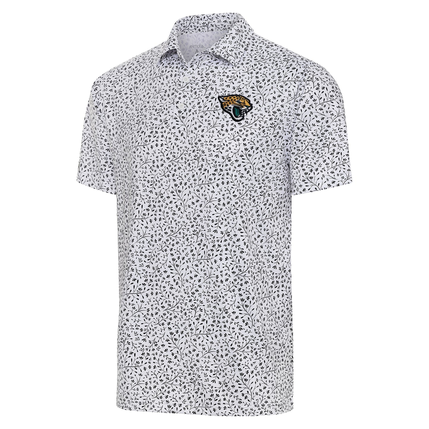 Jacksonville Jaguars Field Disty Polo B/W Floral