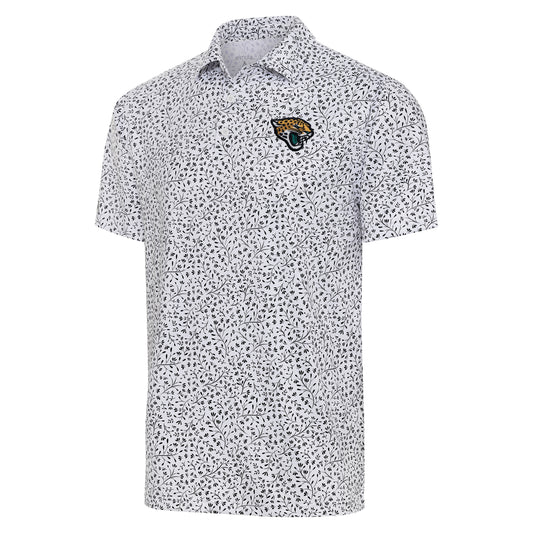 Jacksonville Jaguars Field Disty Polo B/W Floral