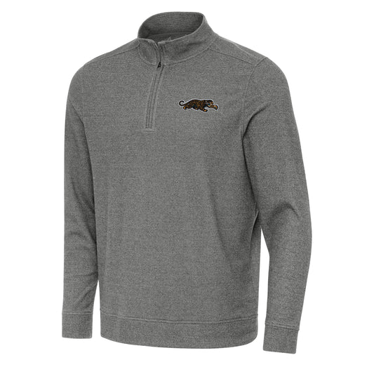 Jacksonville Jaguars Antigua Men's Throwback Prowler Subtle 1/4 Zip Jacket