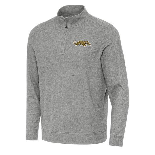 Jacksonville Jaguars Subtle Quarter Zip Mock Prowler Logo