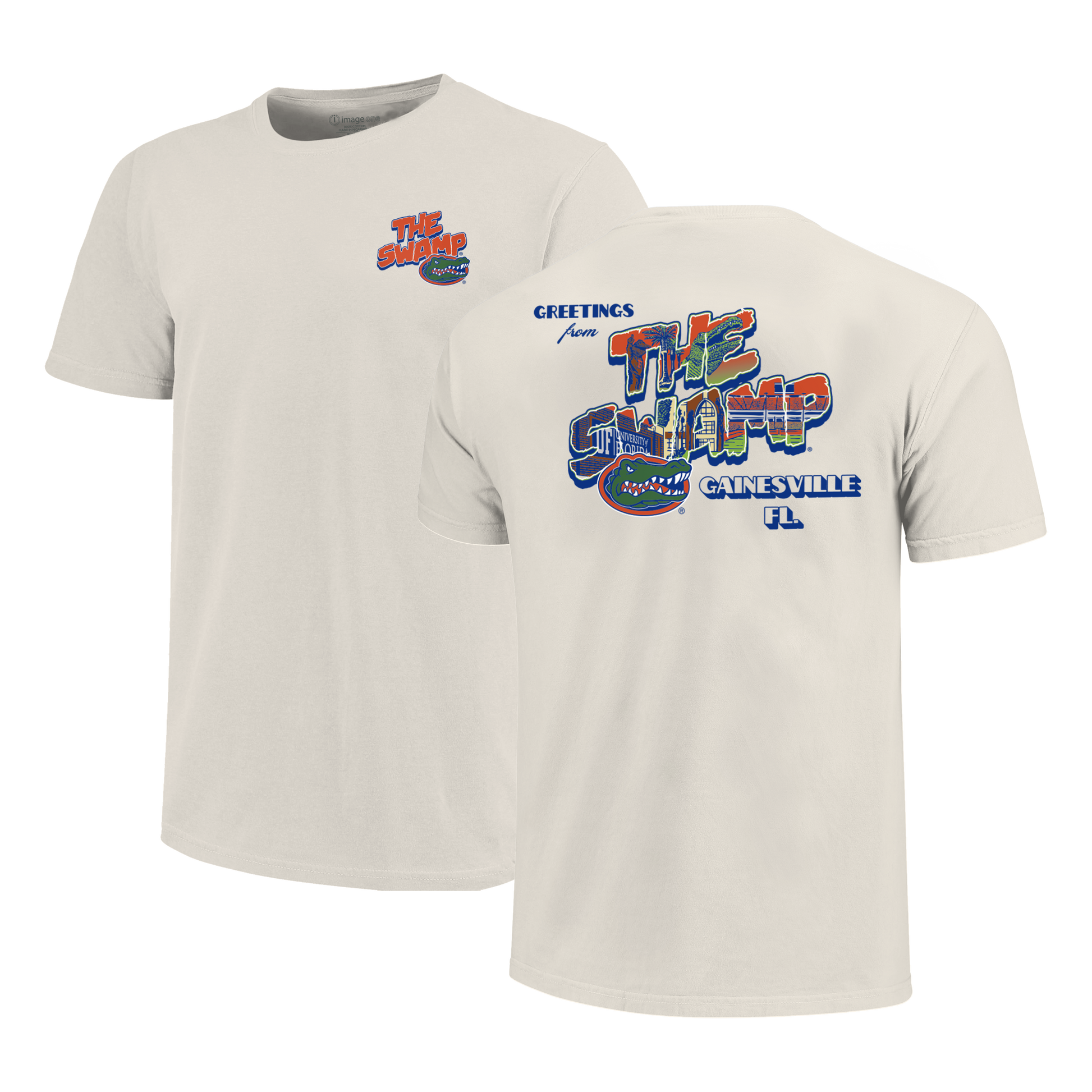Florida Gators Image One Men's T-Shirt 251124 Postcard Swamp