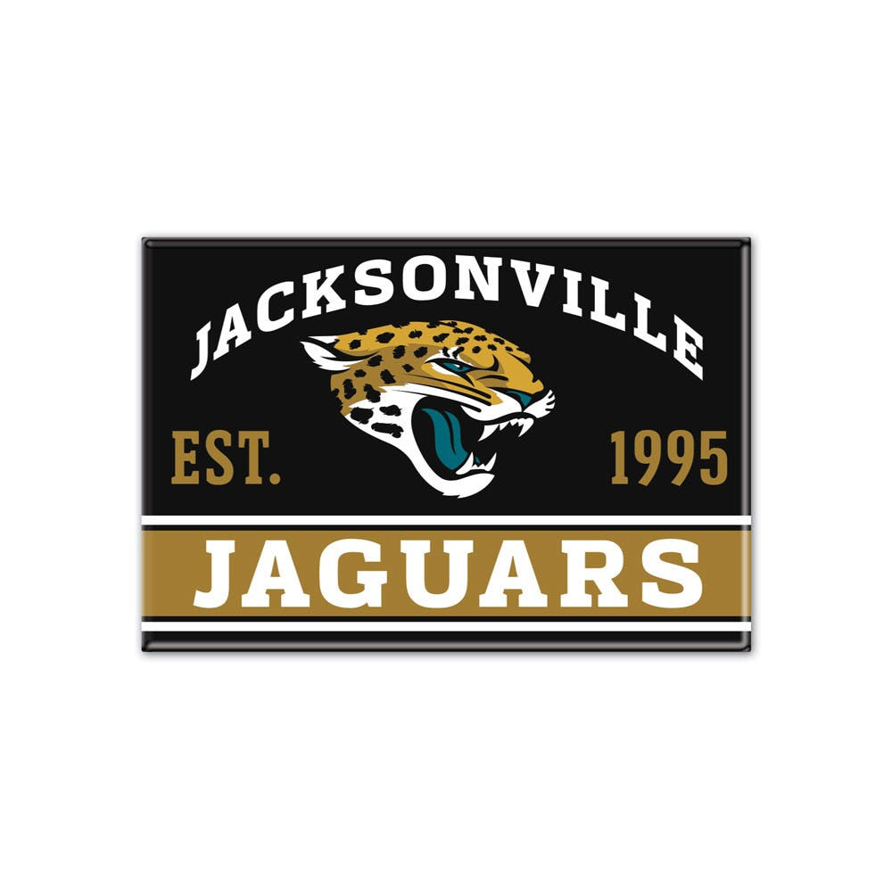 NFL Jacksonville Jaguars WinCraft Metal Magnet 2.5" x 3.5"