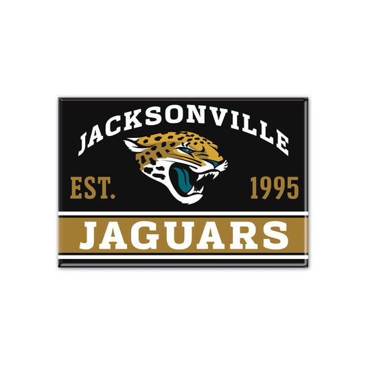 NFL Jacksonville Jaguars WinCraft Metal Magnet 2.5" x 3.5"