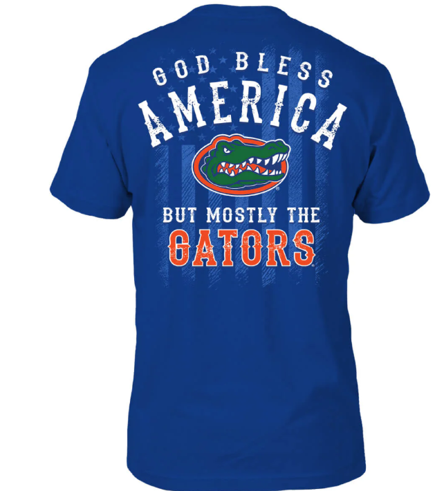 University of Florida Gators FloGrown Men's God Bless America T-Shirt UF-1653