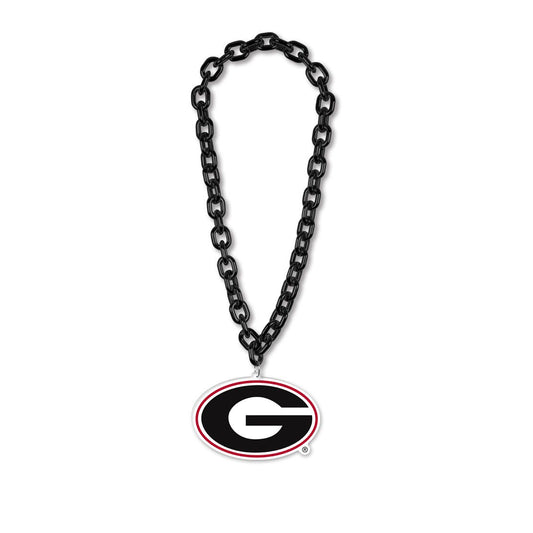 NCAA Georgia Bulldogs WinCraft Black Big Chain Necklace