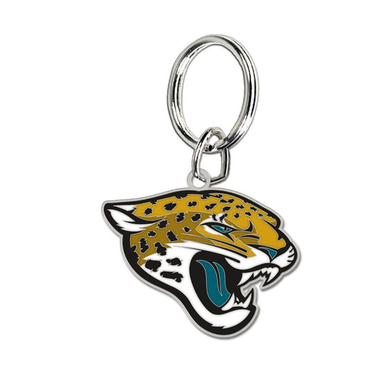 NFL Jacksonville Jaguars WinCraft Logo Lanyard Keychain Teal and Black