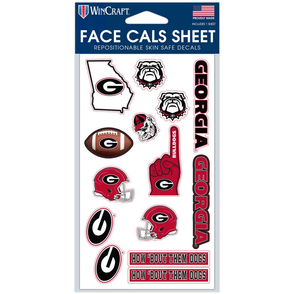 NCAA Georgia Bulldogs WinCraft 4x7 Face Cals