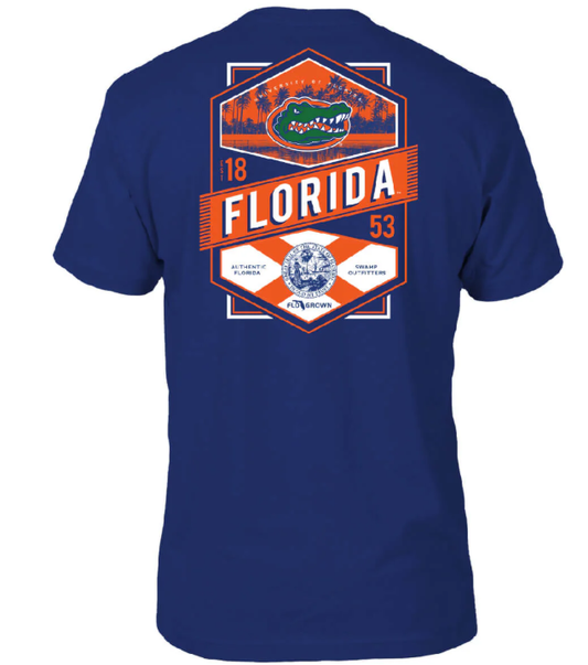 Florida of Florida FloGrown Florida Gators Double Diamond Crest Tee UF-1506