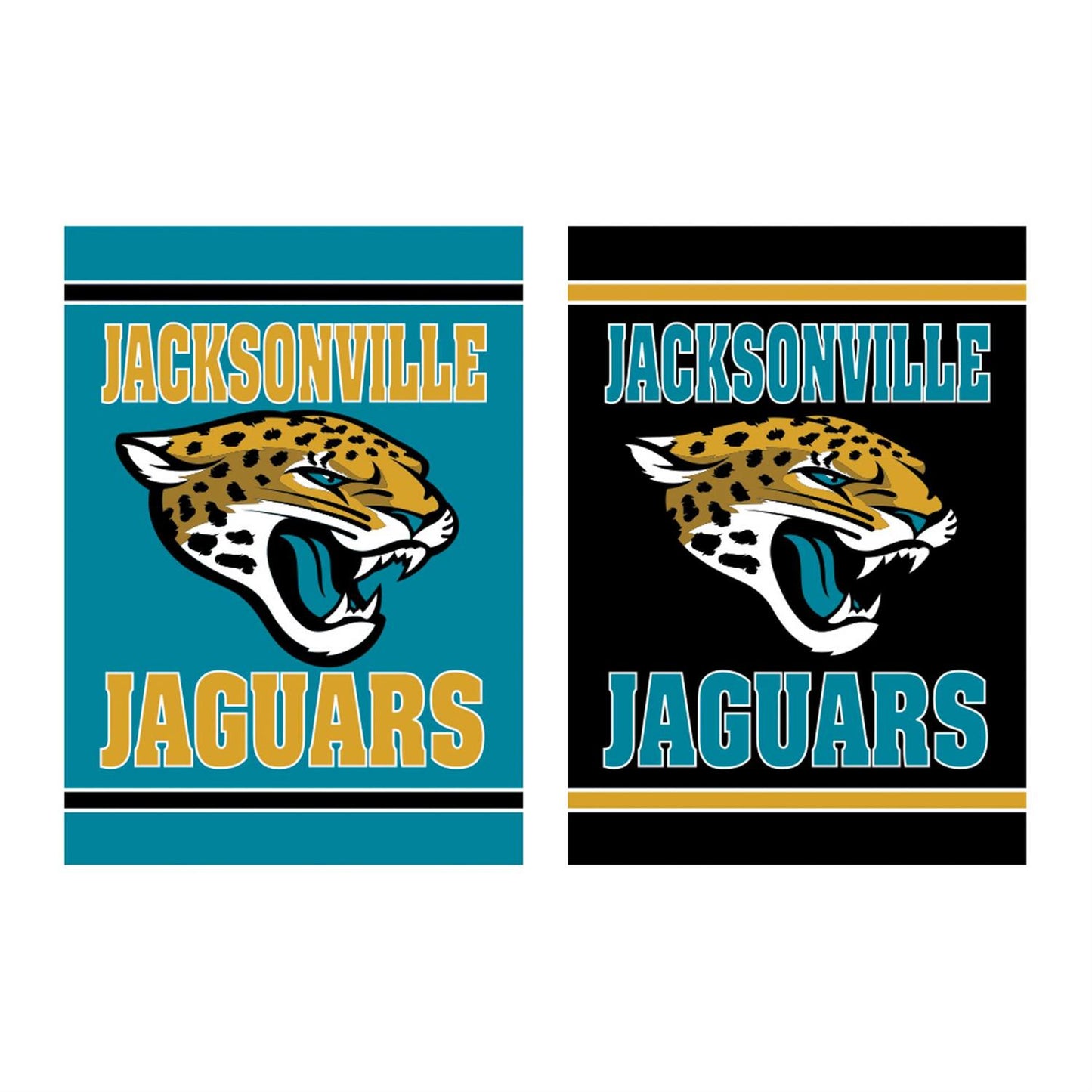 NFL Jacksonville Jaguars Evergreen Embossed Suede House Flag
