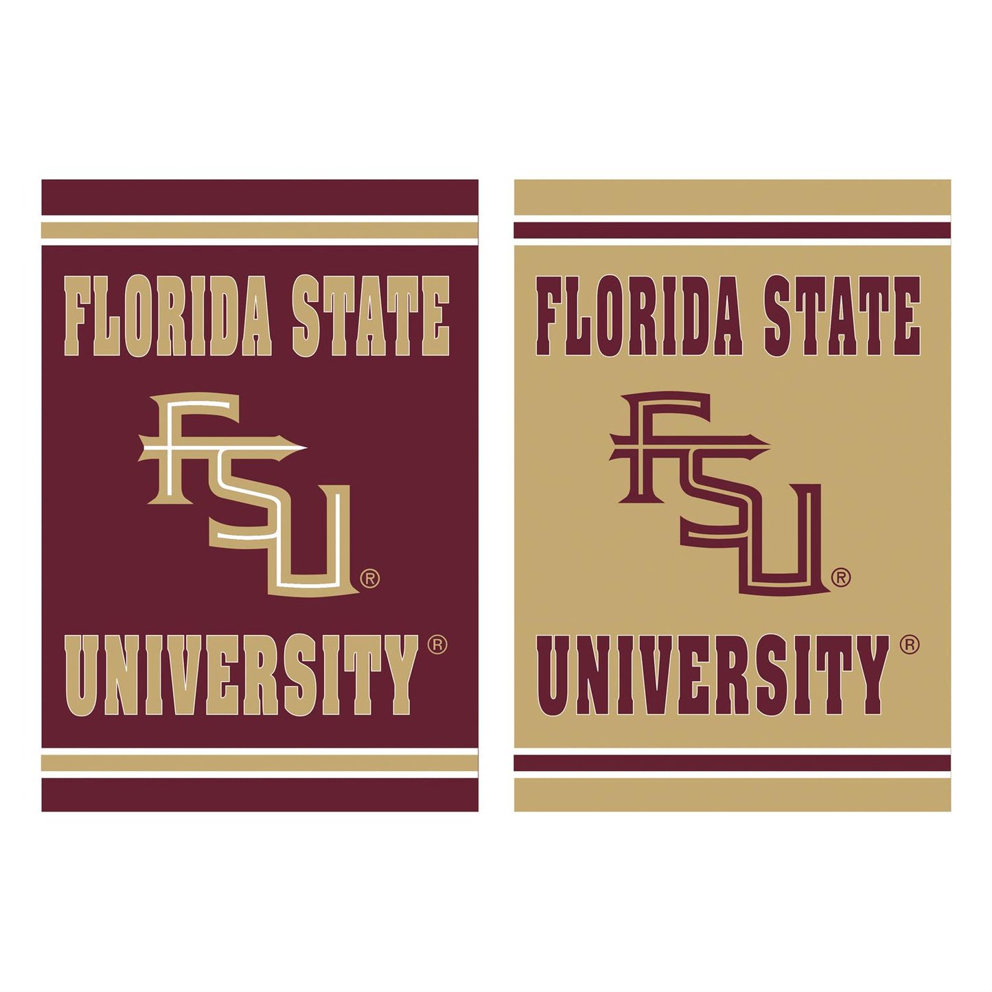 NCAA Florida State Seminoles Evergreen Embossed Suede House Flag
