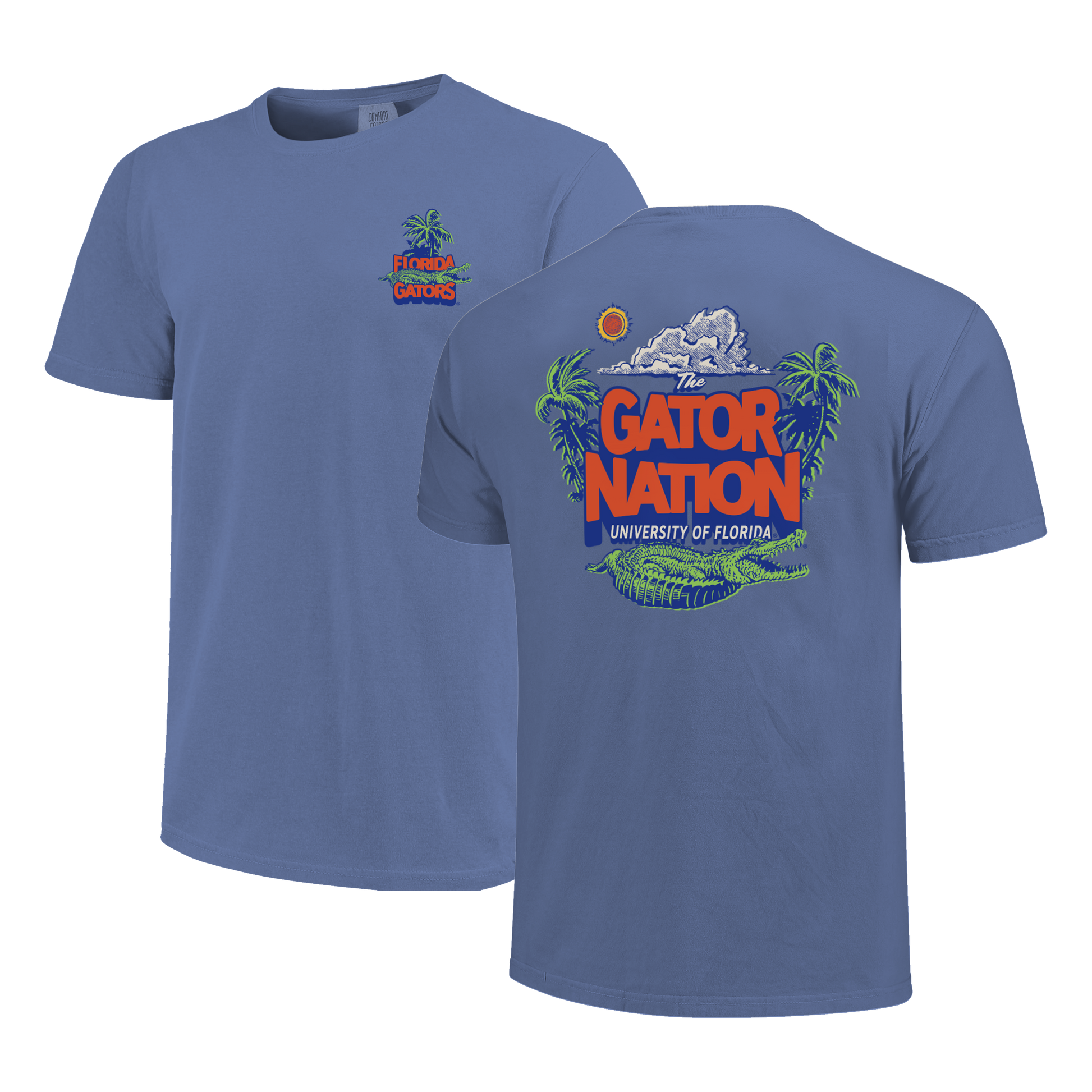 Florida Gators Image One Men's T-Shirt 251164 Florida Risograph