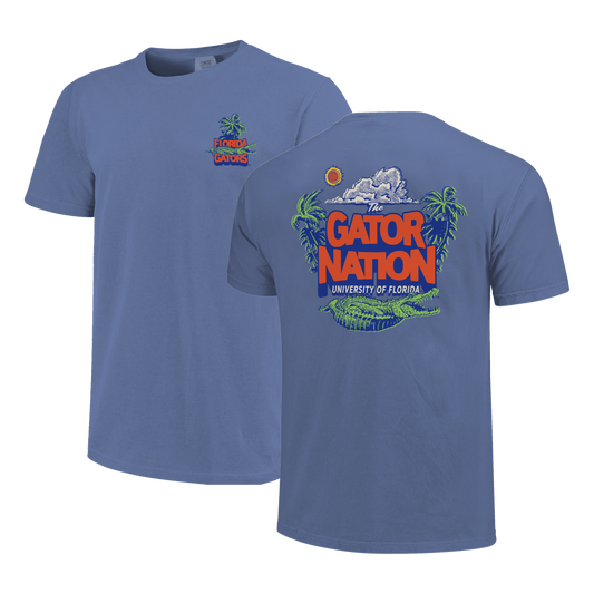 Florida Gators Image One Men's T-Shirt 251164 Florida Risograph