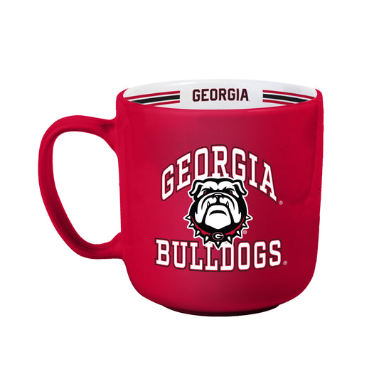 NCAA Georgia Bulldogs Logo Brands 15oz Stripe Mug