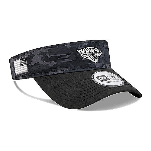 Jacksonville Jaguars New Era Black 2026 Salute to Service Visor