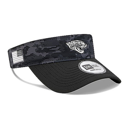 Black Jacksonville Jaguars cap with an embroidered team logo, by New Era