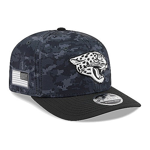 Jacksonville Jaguars New Era Black 2026 Salute to Service Alternate Logo 9SEVENTY Stretch-Snap Hat