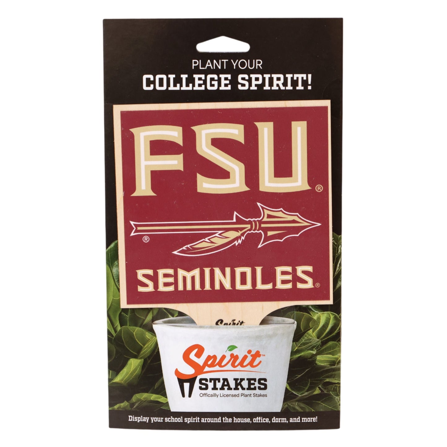 Florida State University Lettermark Color Plant Stake