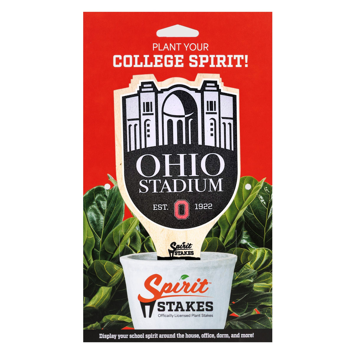 The Ohio State University Stadium Color Plant Stake