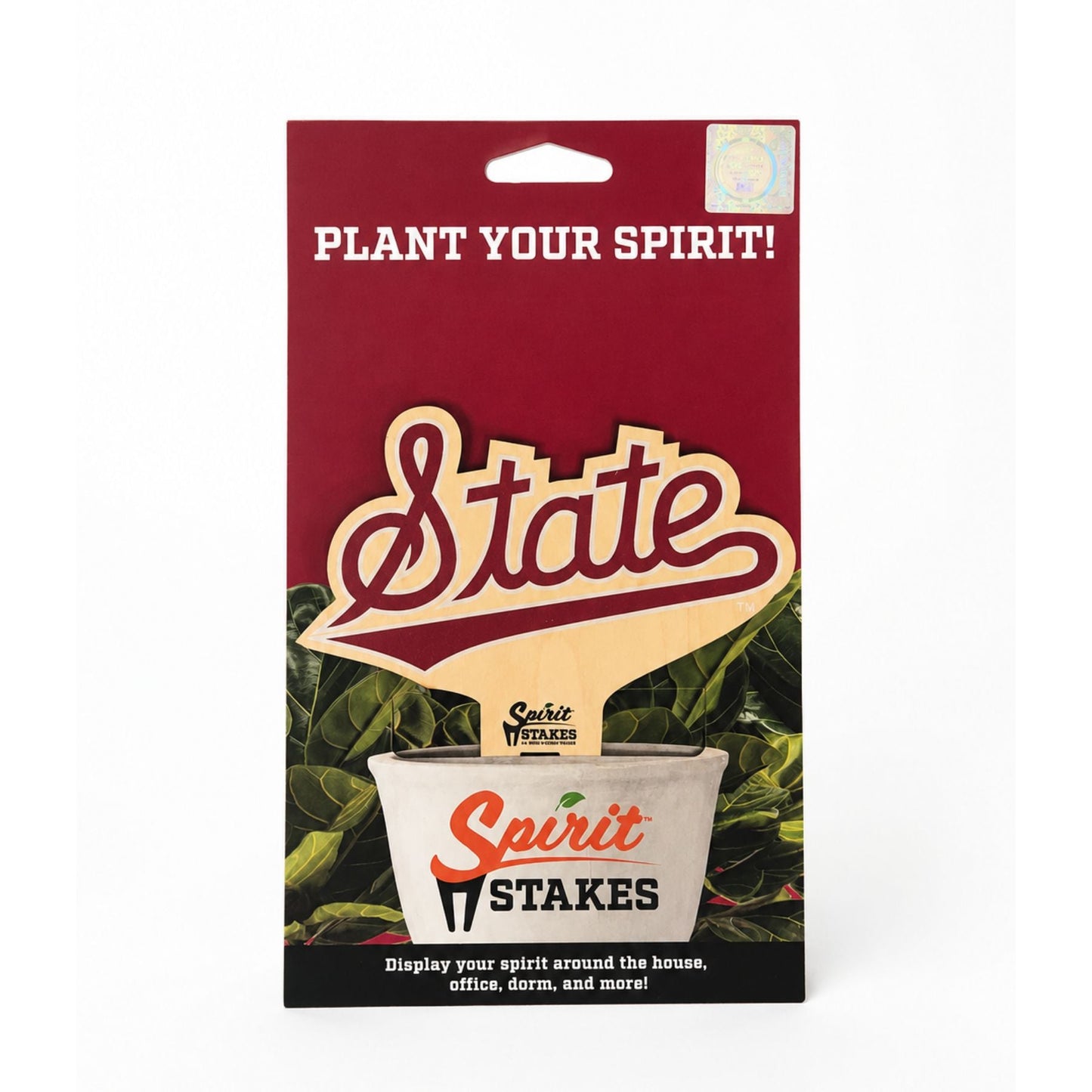Mississippi State Script Color Plant Stake