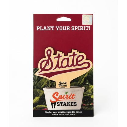 Mississippi State Script Color Plant Stake