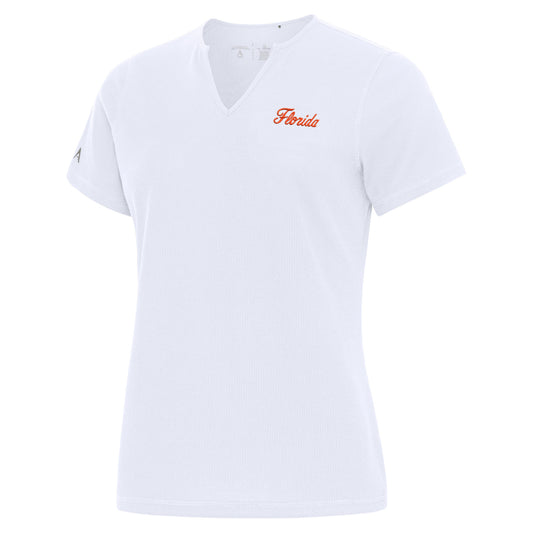White Florida Gators t-shirt with a team graphic, by Antigua