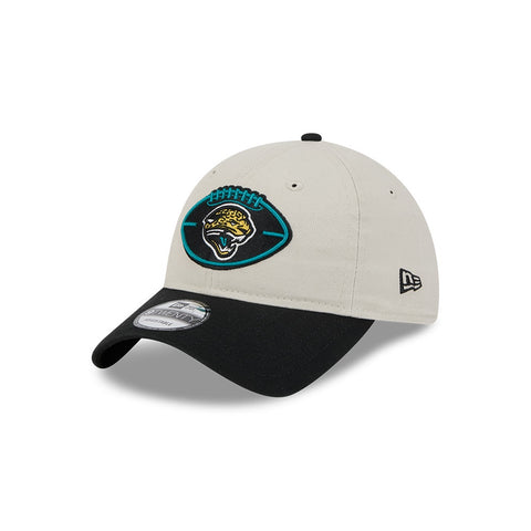 Jacksonville Jaguars New Era 2024 Sideline Historic Stone 9Twenty Adjustable Hat