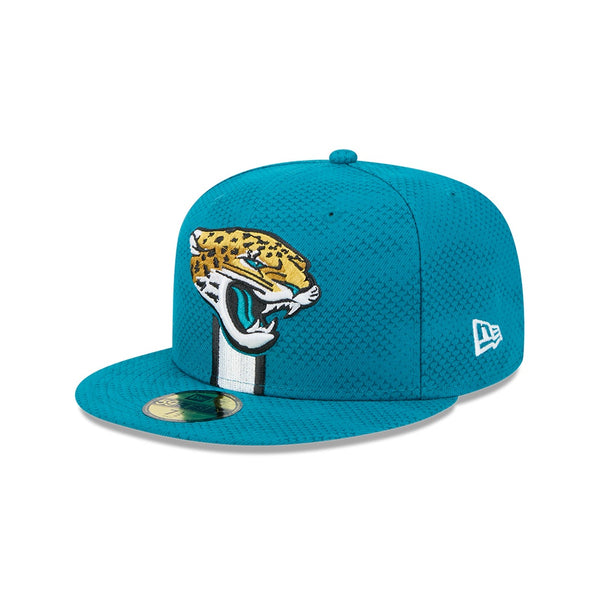 Jacksonville Jaguars New Era 2024 Sideline 59Fifty Teal Fitted Hat