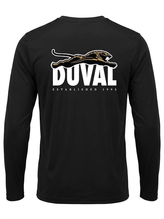 GenJag Jacksonville Jaguars 1995 Leaping Jaguar Black Men's Long Sleeve Tee