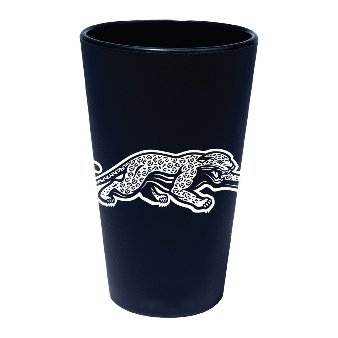NFL Jacksonville Jaguars WinCraft Classic Logo 16 oz Silicone Pint Glass Teal and Black
