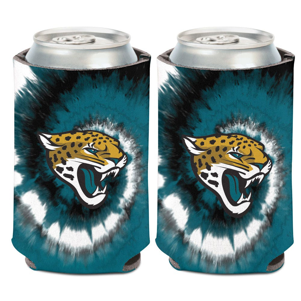 NFL Jacksonville Jaguars WinCraft Tie Dye Can Cooler 12 oz.