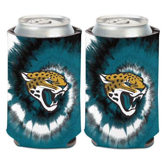 NFL Jacksonville Jaguars WinCraft Tie Dye Can Cooler 12 oz.