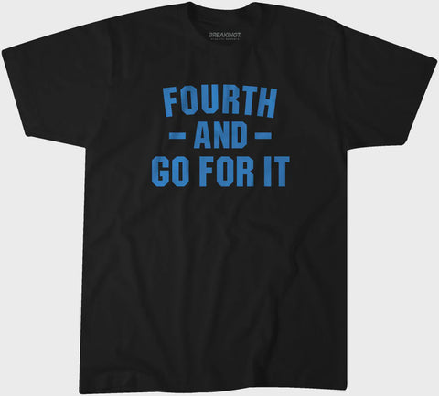 Detroit: Fourth And Go For It Black T Shirt