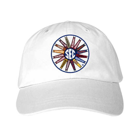 NCAA SEC Pinwheel Hat White