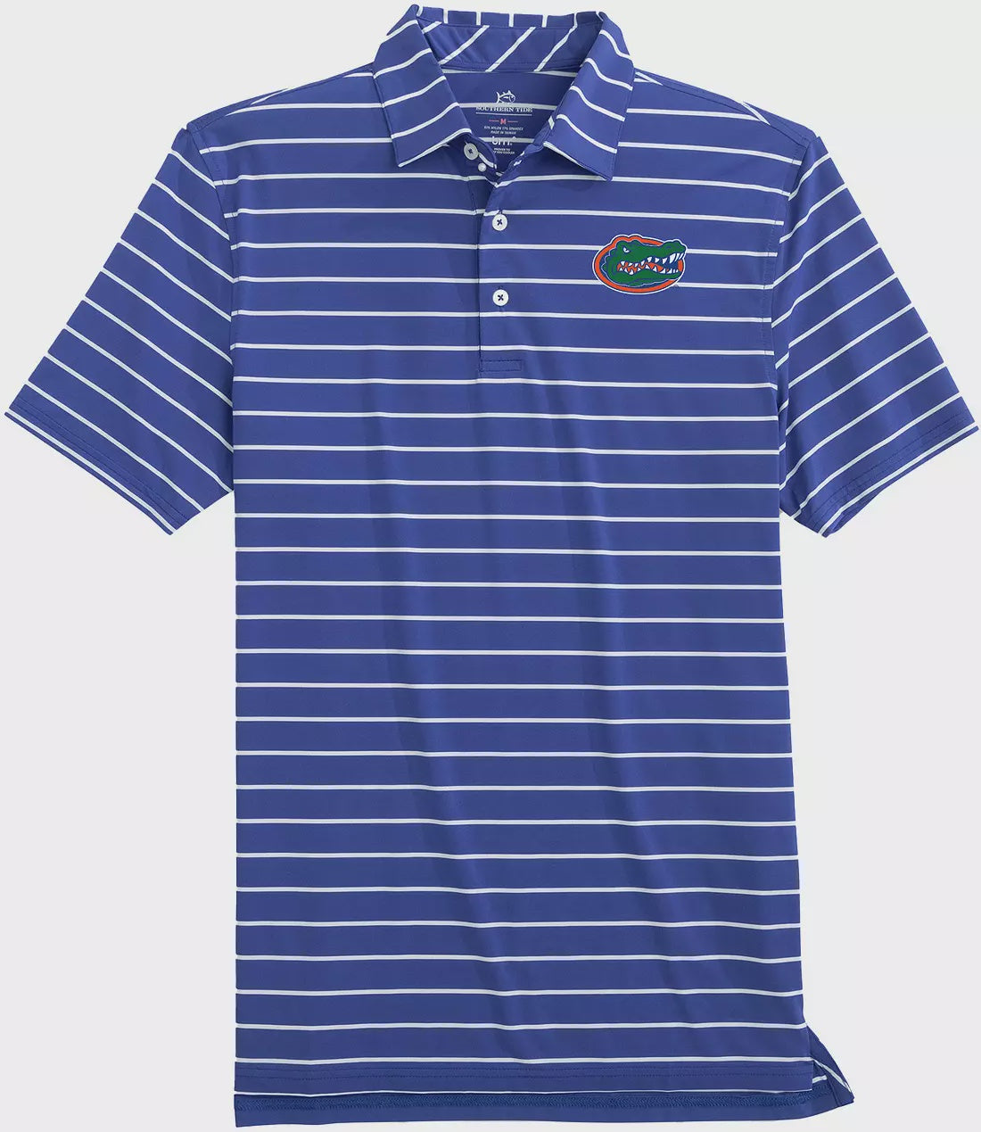 Florida Gators Blue Desmond Stripe Polo Southern Tide Men's - officially licensed fan gear