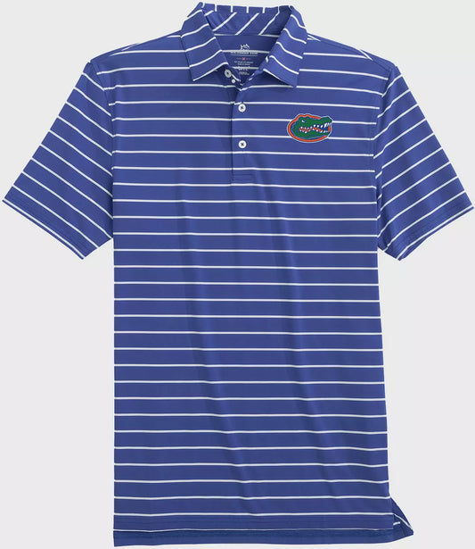 Florida Gators Blue Desmond Stripe Polo Southern Tide Men's