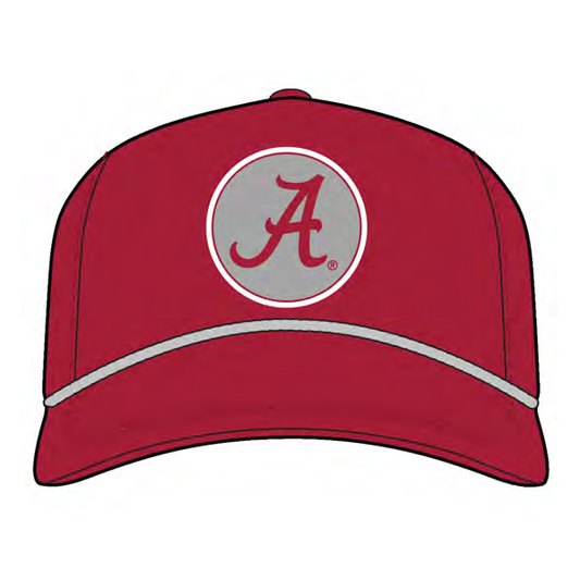 NCAA Alabama Crimson Tide Campus Collection Circle A Filter Adjustable Cap Crimson