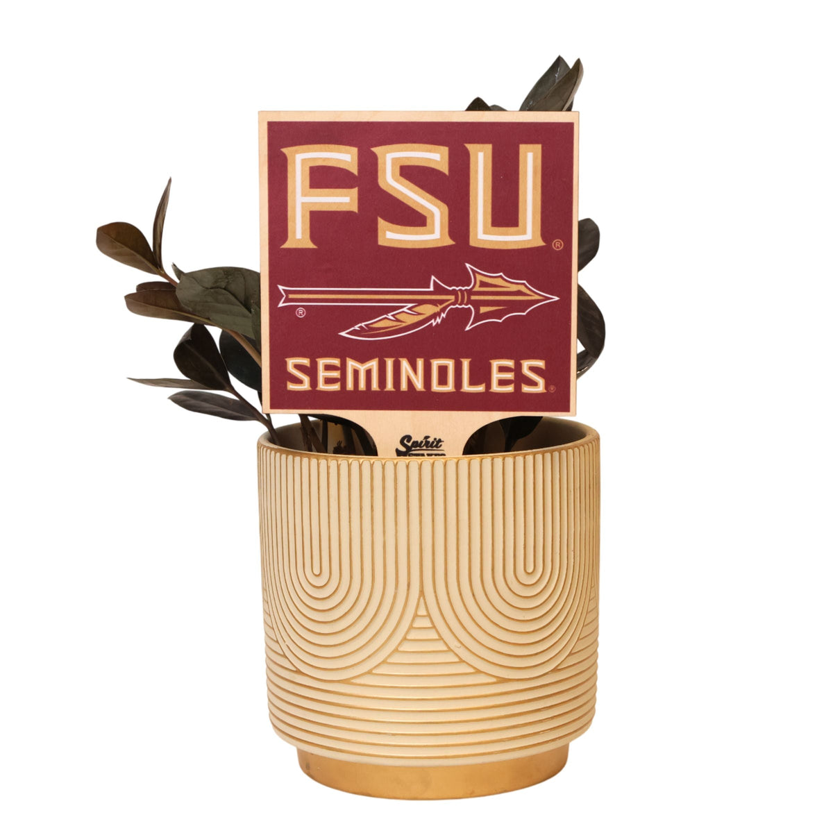 Florida State University Lettermark Color Plant Stake