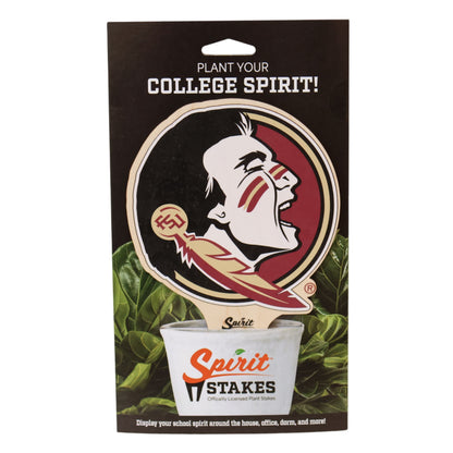 Florida State University Seminole Head Color Plant Stake