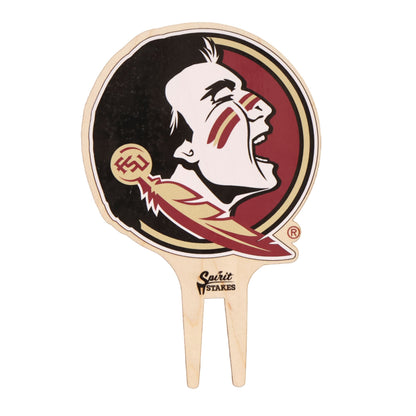 Florida State University Seminole Head Color Plant Stake