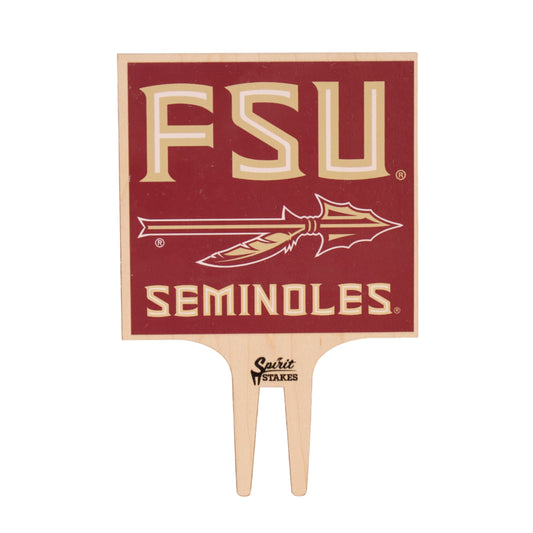 Florida State University Lettermark Color Plant Stake