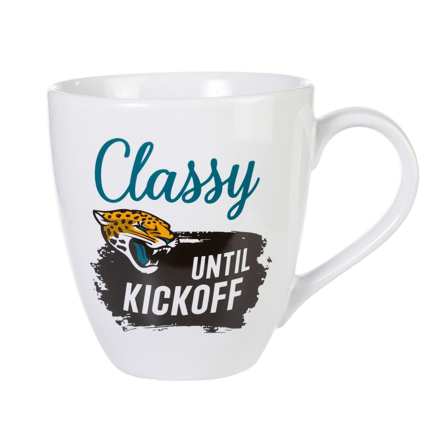 NFL Jacksonville Jaguars Evergreen Ceramic Cup O Java 17oz Assorted Styles