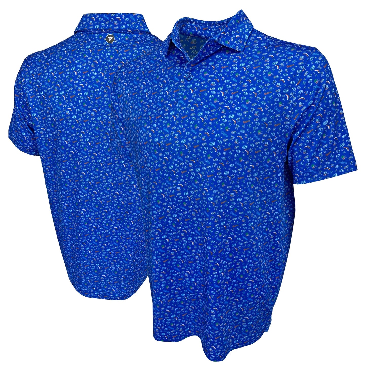 UF Swamp Saturday Print Polo — full print
