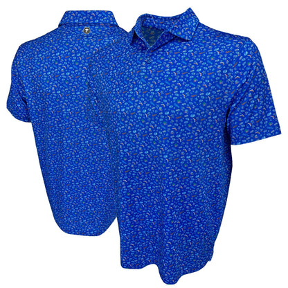 UF Swamp Saturday Print Polo — full print